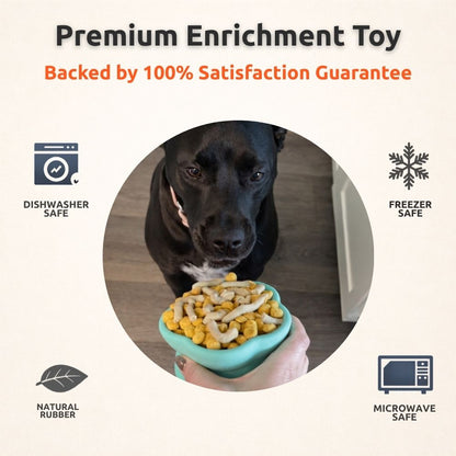 Freezflower Cup -  Frozen Treat Cup for Calm, Happy Dogs
