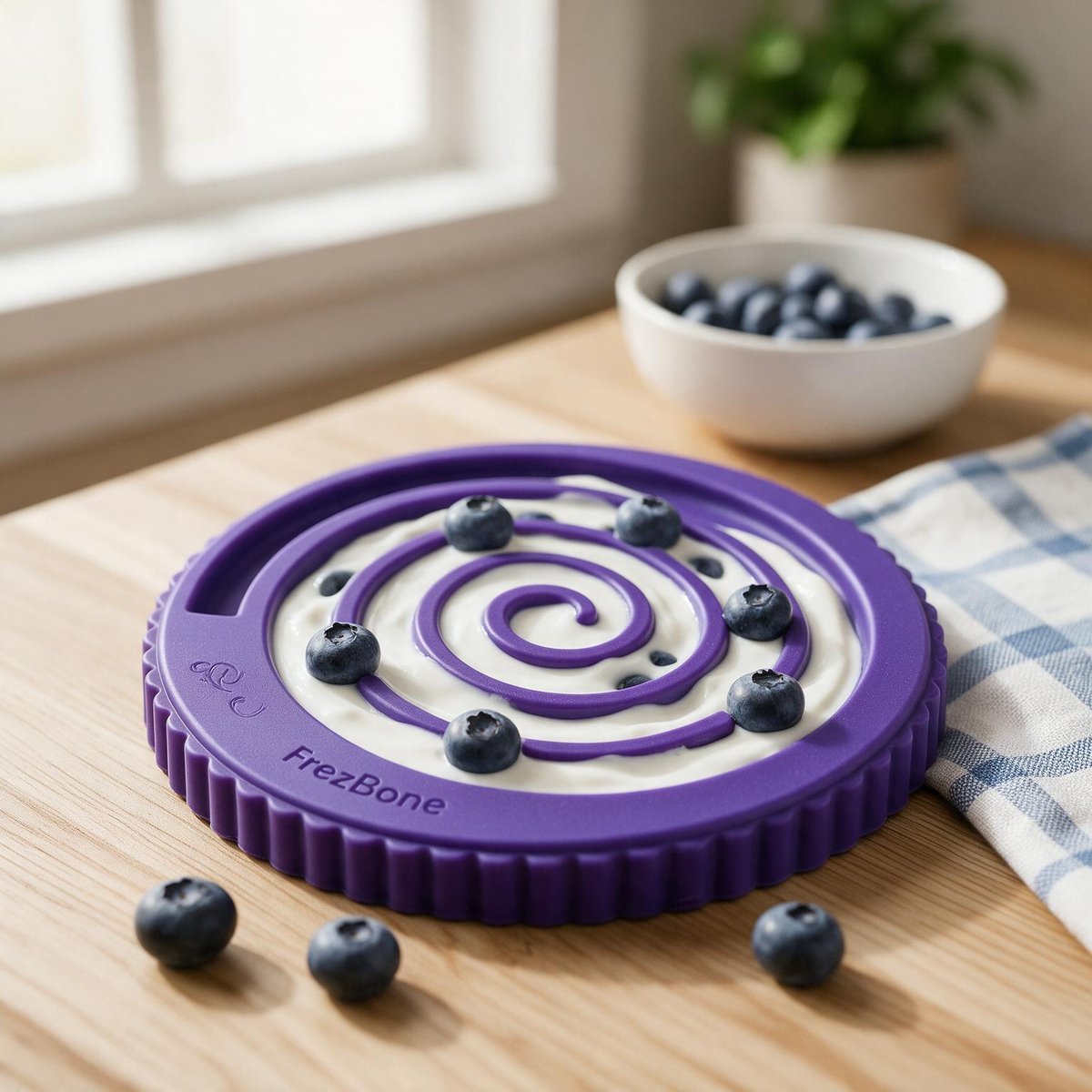 Family Value Bundle filled with yogurt + blueberries